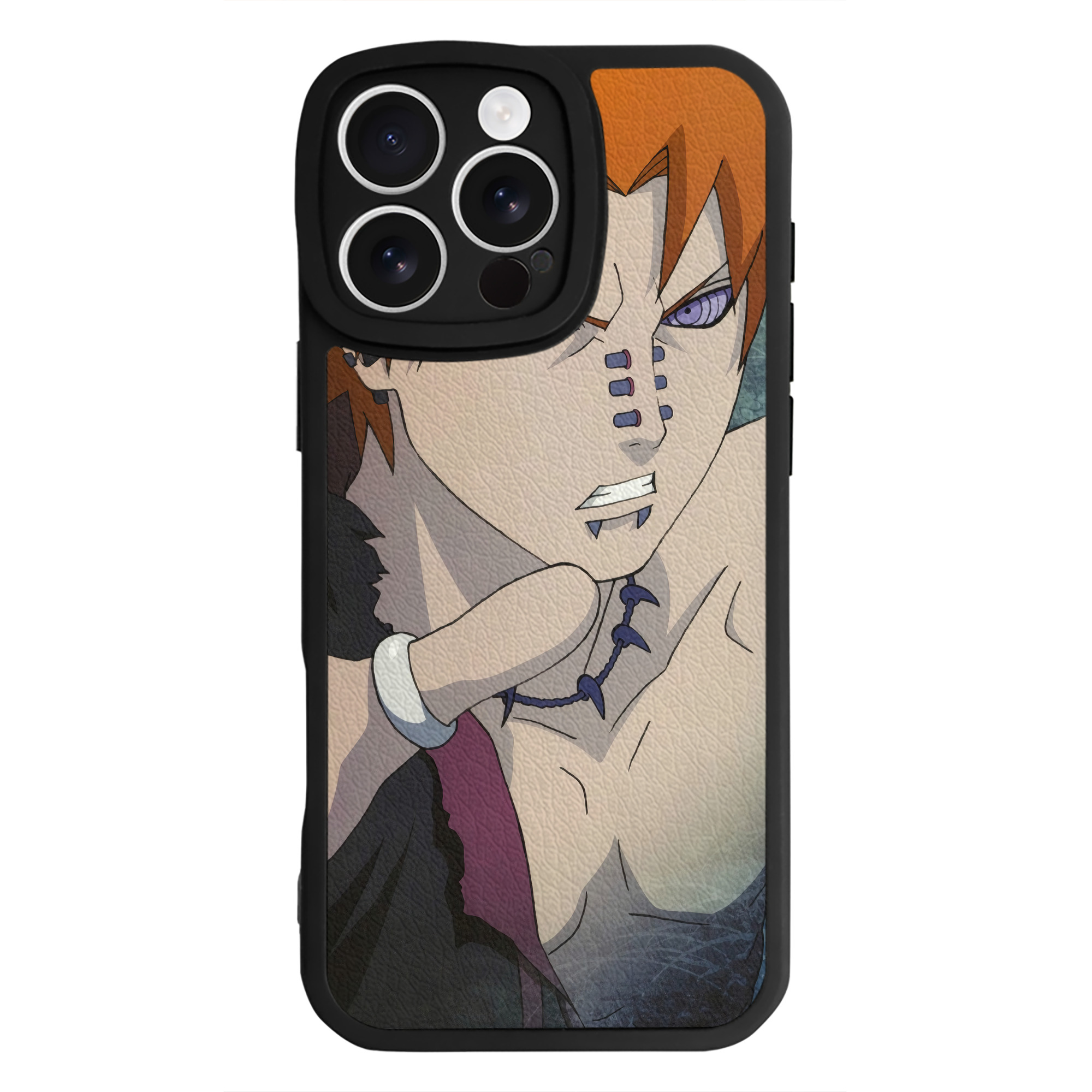 （画像用） NARUTO -ナルト- NARUTO -ナルト- 疾風伝 【iPhone 16シリーズ対応】シリコンスマホケース（レザー調） 材質：シリコン